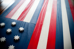 Serapis Wooden Flag by Patriot Wood