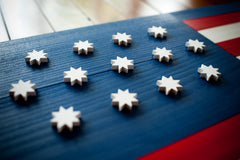 Serapis Wooden Flag by Patriot Wood