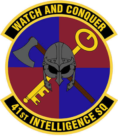 USAF 41st IS Custom Wood Patch