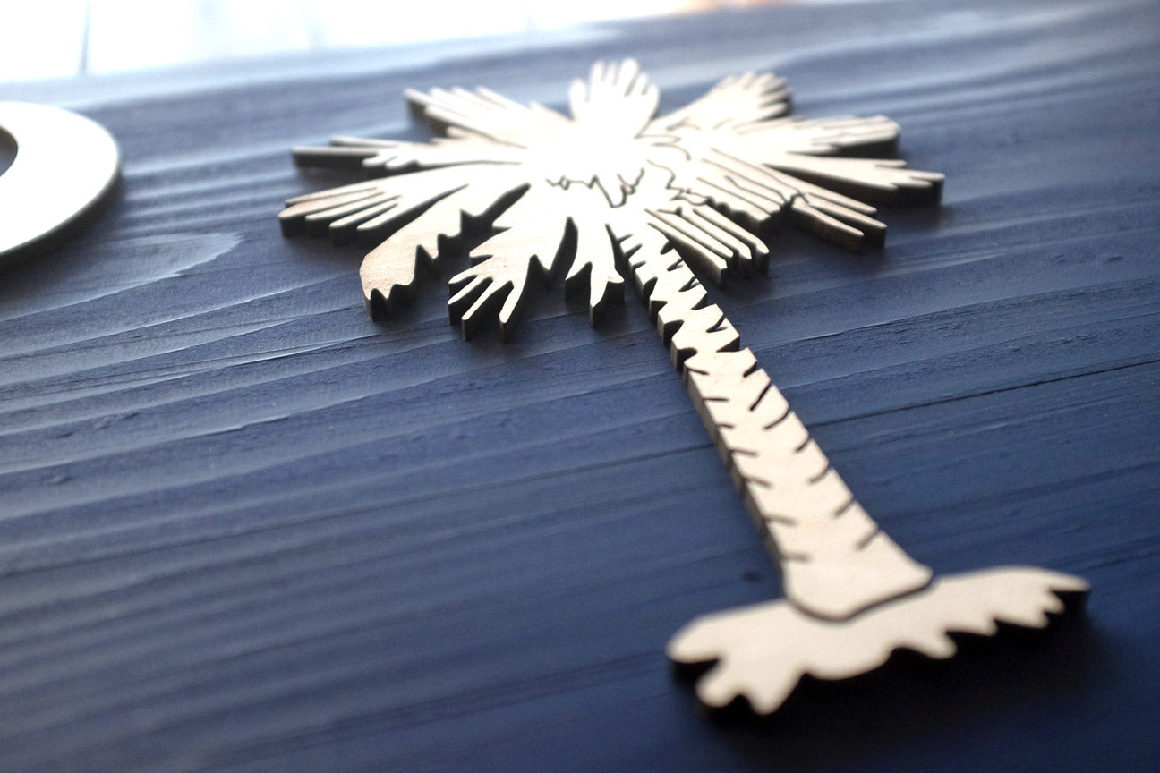South Carolina Wood Flag