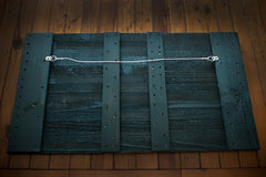 Thin Blue Line Vintage Wooden Flag by Patriot Wood