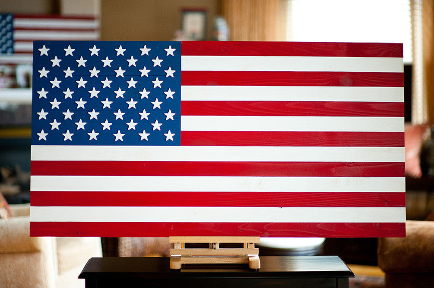 American wood flag, US wooden flags by Patriot Wood