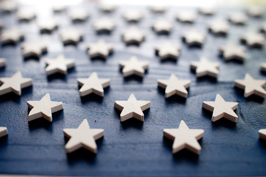 American wood flag, US wooden flags by Patriot Wood