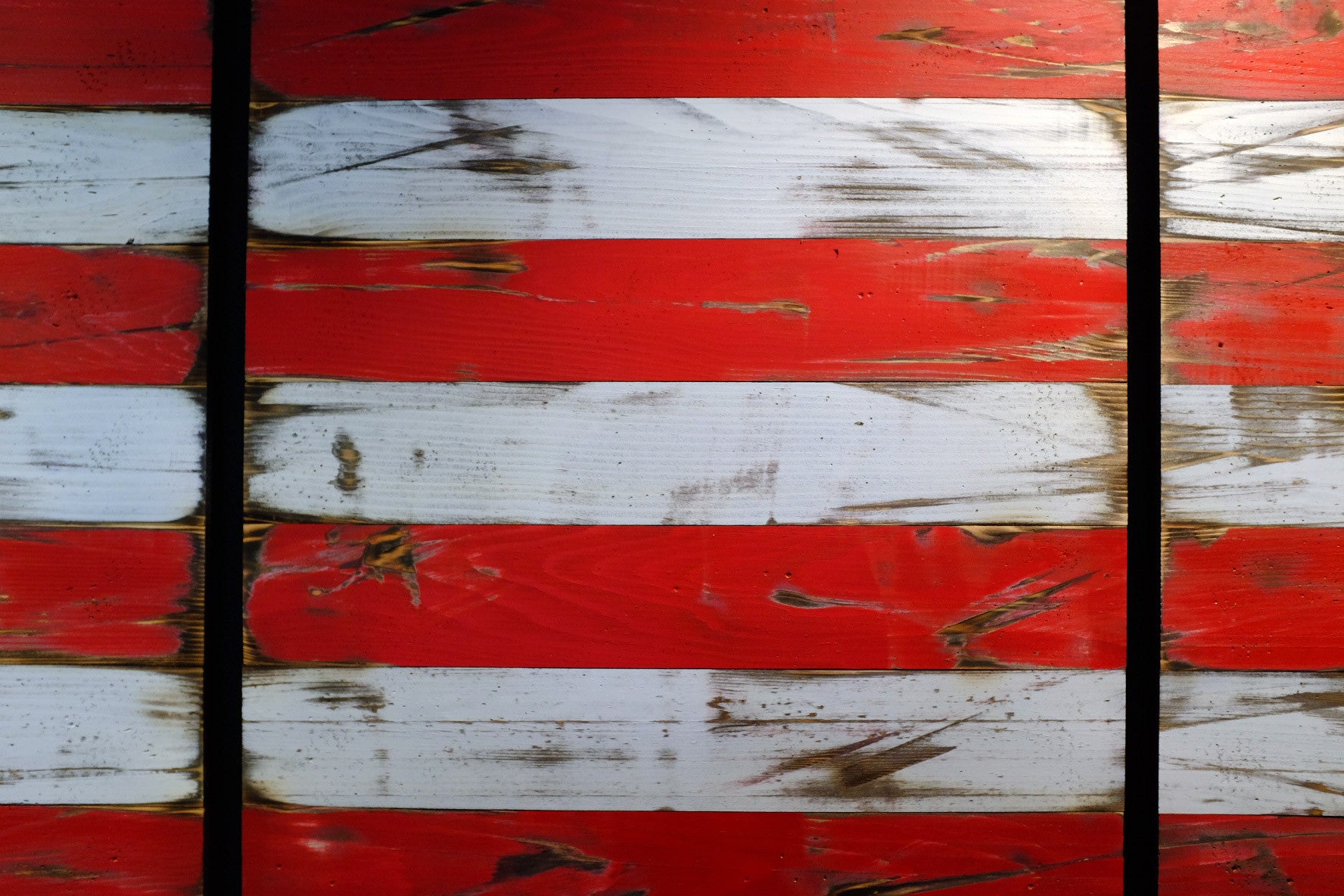 American Vintage 8-Foot Wood Flag