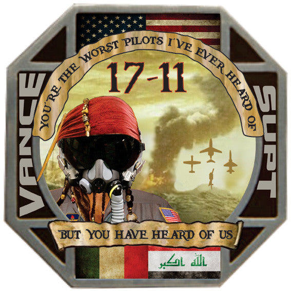 USAF Pilot Class 17-11 Custom Wood Flag