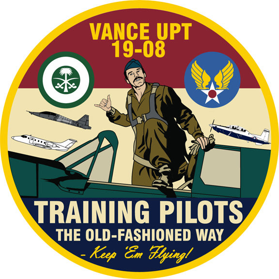 USAF Pilot Class 19-08 Custom Wood Patch