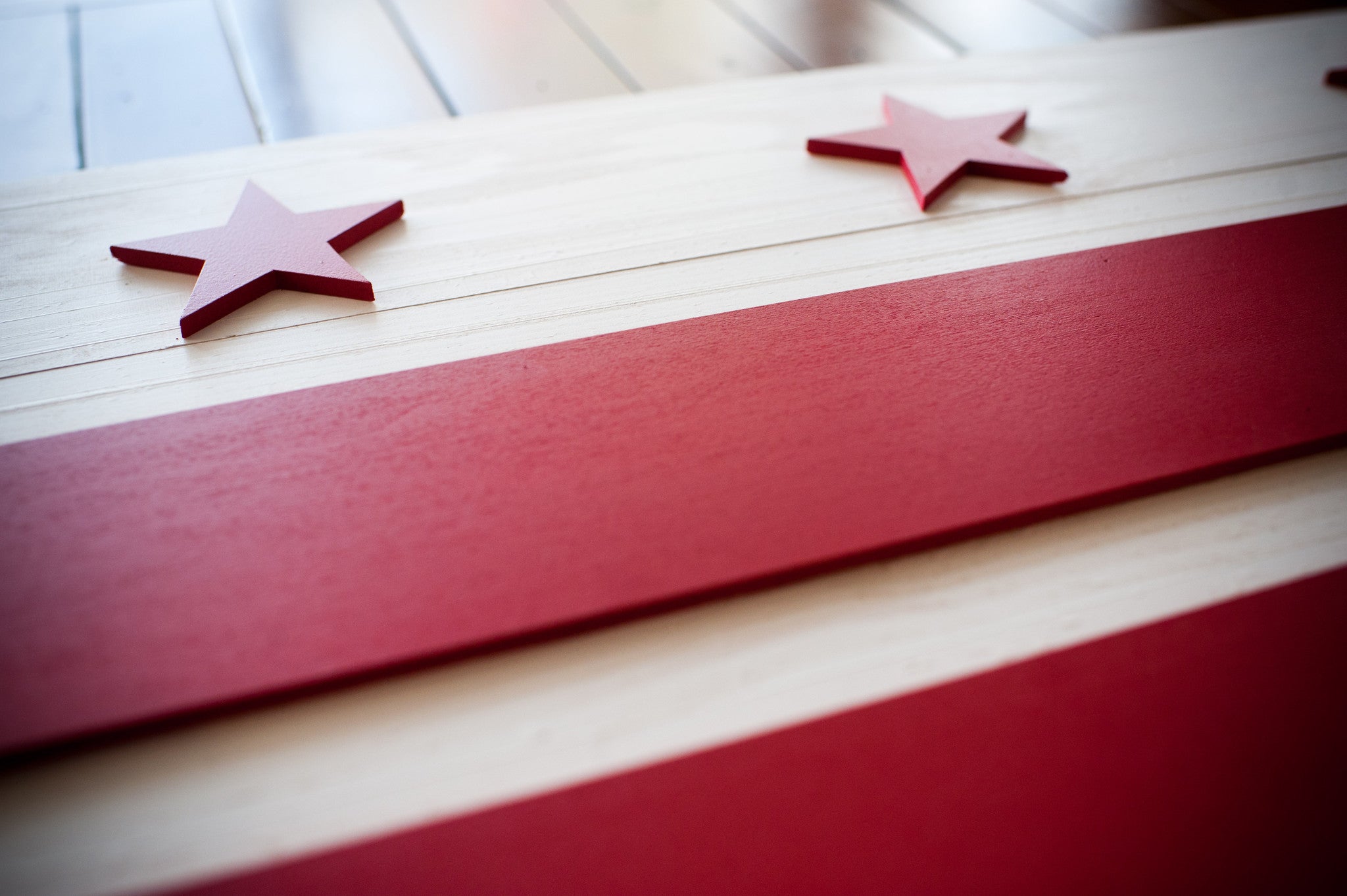Washington DC Wooden Flag by Patriot Wood