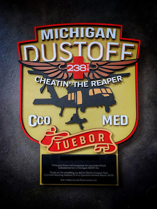 Custom Front Placard