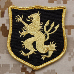 Seal Team 6 Gold Squadron Wood Patch