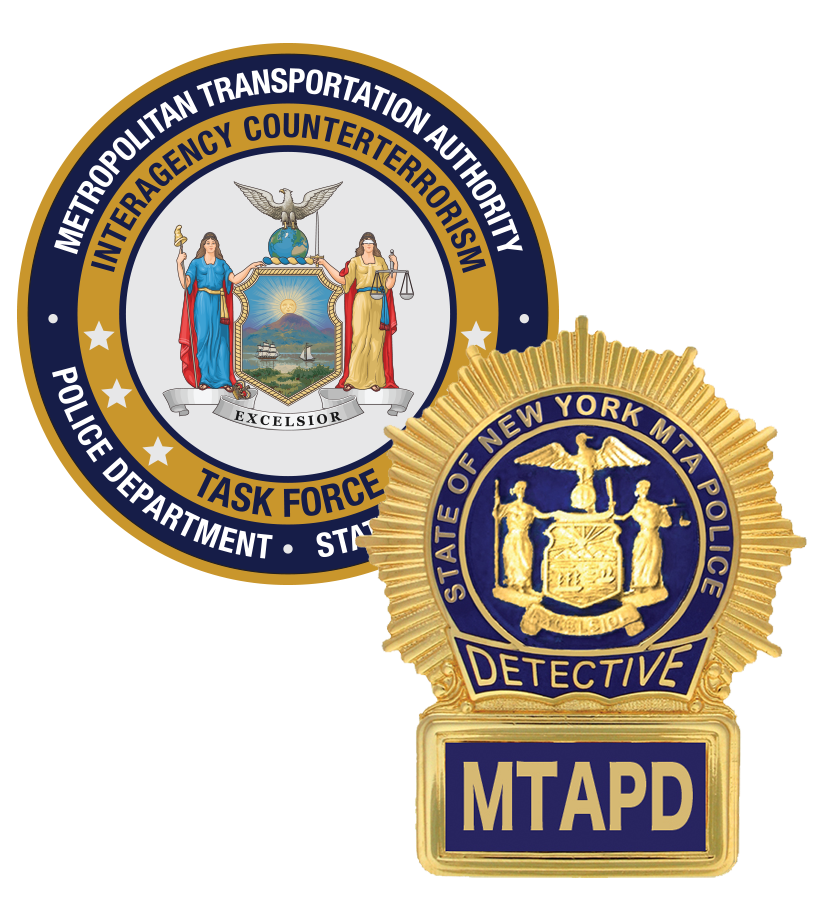 MTAPD New York Police Wood Badge/Emblem
