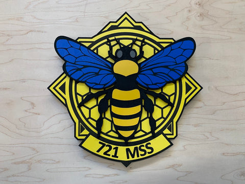 721 MSS Custom Wood Logo