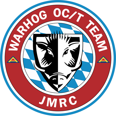 7th Army Warhog OC/T Team Custom Wood Logo