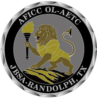 AFICC OL-AETC Custom Wood Award Plaque