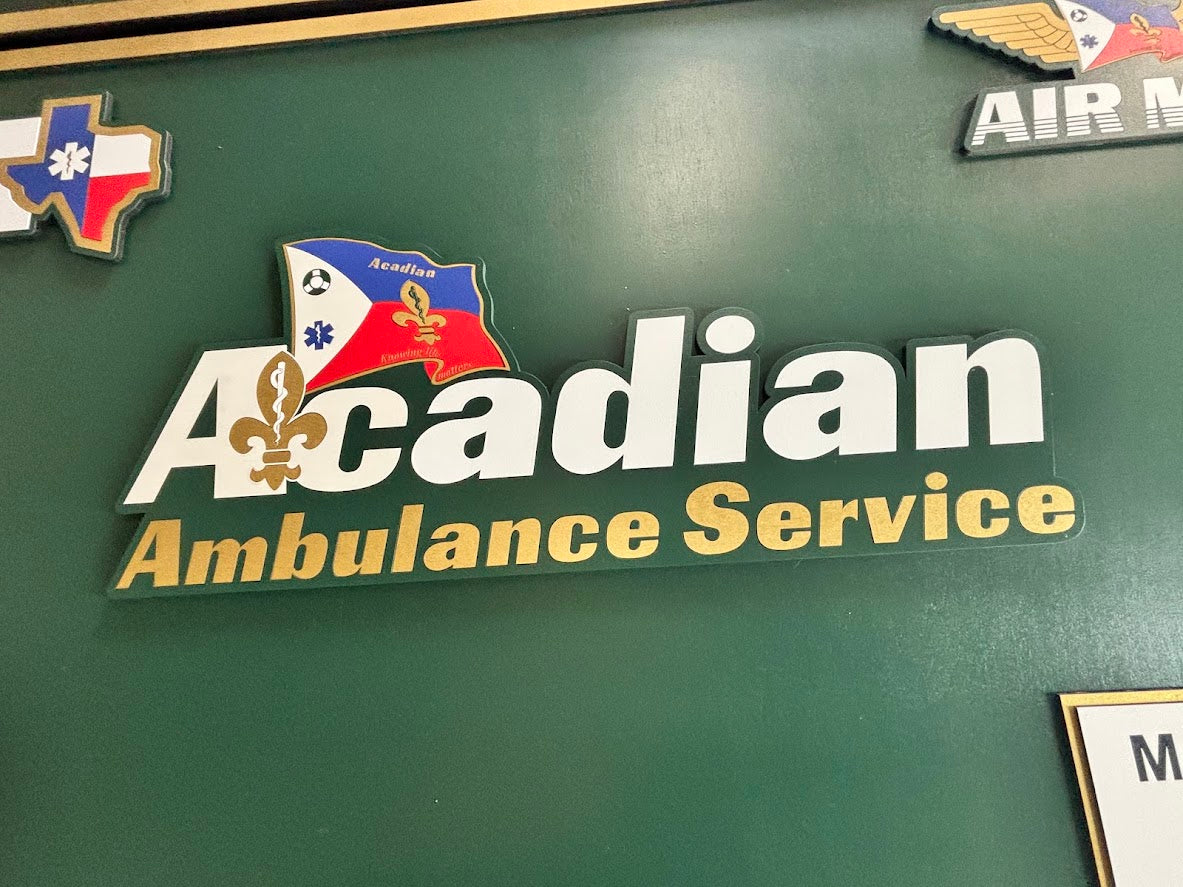 Acadian Retirement Wood Plaque