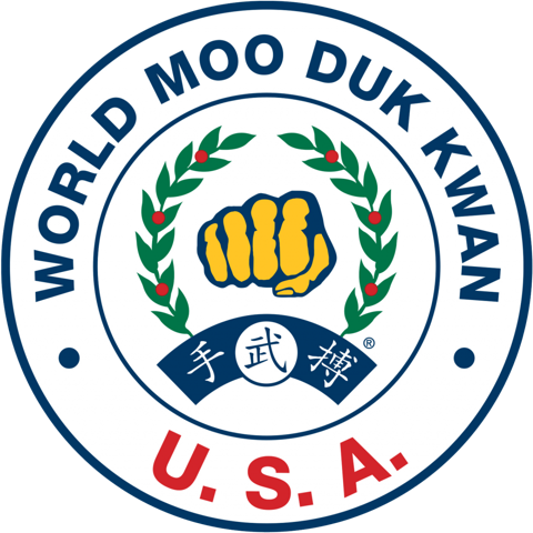 Custom World Moo Duk Kwan Wood Logo