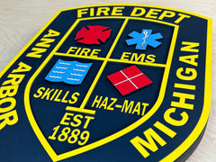 Ann Arbor Michigan Fire Department Patch
