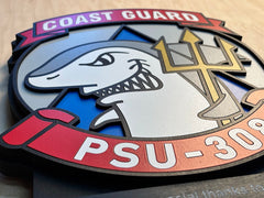 Coast Guard PSU-308 Custom Wood Award Plaque