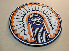 Chief Illiniwek Wood Sign