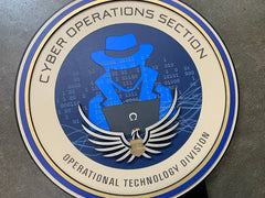 Cyber Operations Section Custom Wood Plaque
