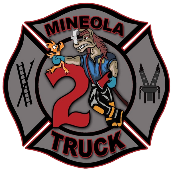 Mineola Fire Truck 2 Wood Patch Patriot Wood