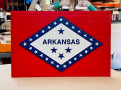 Arkansas Wood Flag