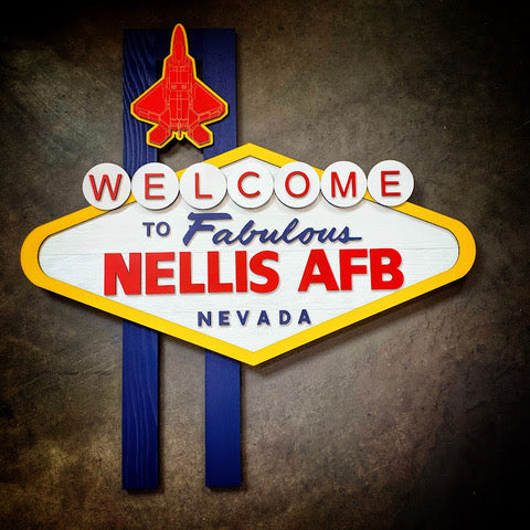 Customizable Welcome To Las Vegas Wood Sign