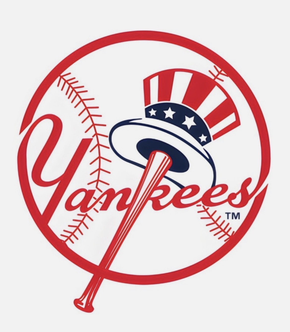 Yankees Custom Wood Logo