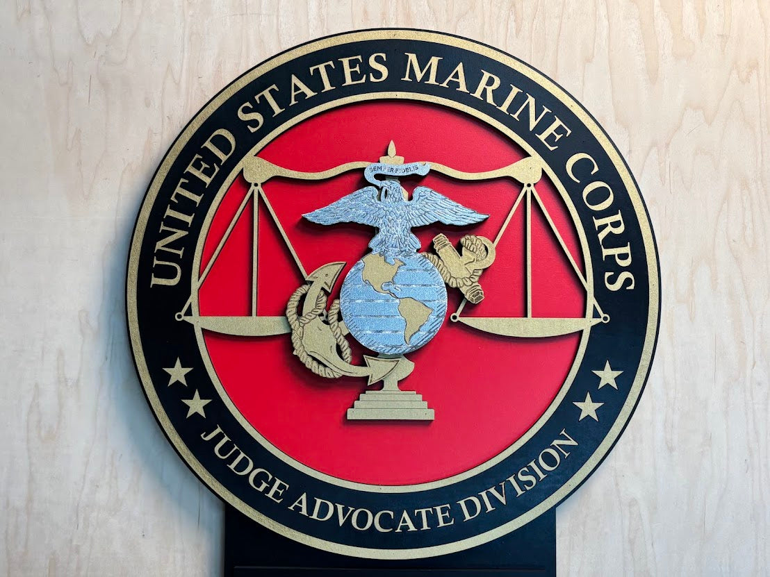 USMC Judge Advocate Division Challenge Coin