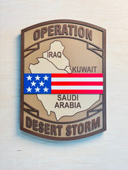 Operation Desert Storm Wood Patch