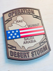 Operation Desert Storm Wood Patch