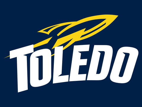 University of Toledo Rockets Wood Logo