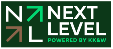 Next Level Powered By KK&W Custom Wood Sign