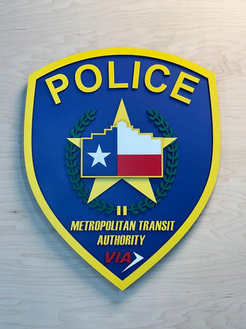 Texas Metropolitan Transit Authority Police Patch