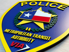 Texas Metropolitan Transit Authority Police Patch
