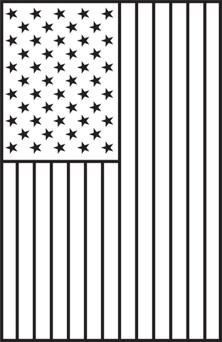 American Vintage Wood Flag 77x50"