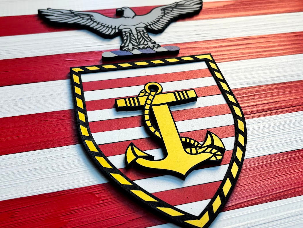 US Merchant Marine Academy Battle Standard Flag