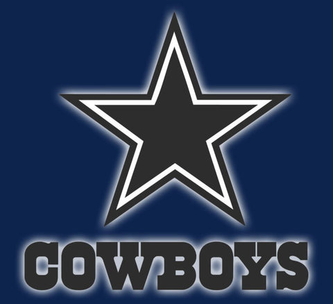 Cowboys Wood Wall Art