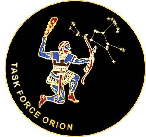 Task Force Orion Custom Wood Logo