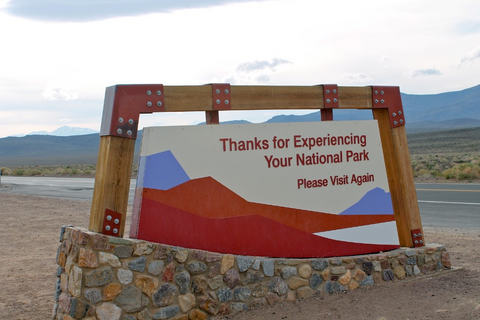 Death Valley National Park Wood Sign - Exit