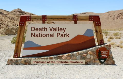 Death Valley National Park Wood Sign - Entrance