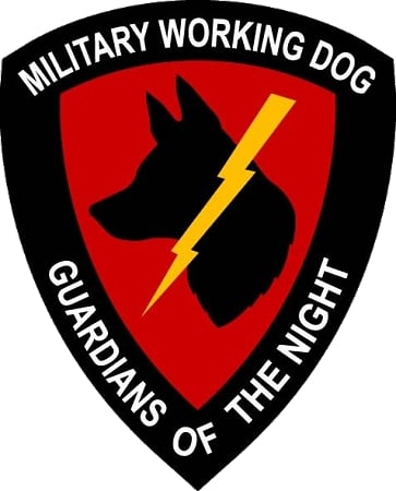 Military Working Dog Wood Patch
