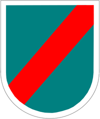 10th Special Forces Group Wood Flash