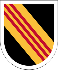 10th Special Forces Group Wood Flash