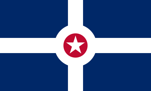 Indianapolis Wood Flag