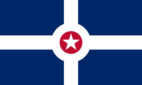 Indianapolis Wood Flag