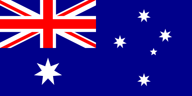 Australia Wood Flag
