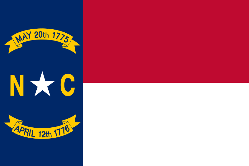 North Carolina Wood Flag