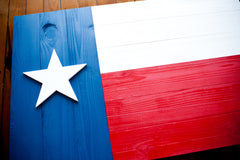 Texas Wood Flag, Texas wooden flag, wall art by Patriot Wood