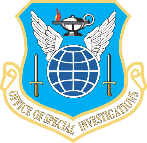 Office of Special Investigations Wood Plaque