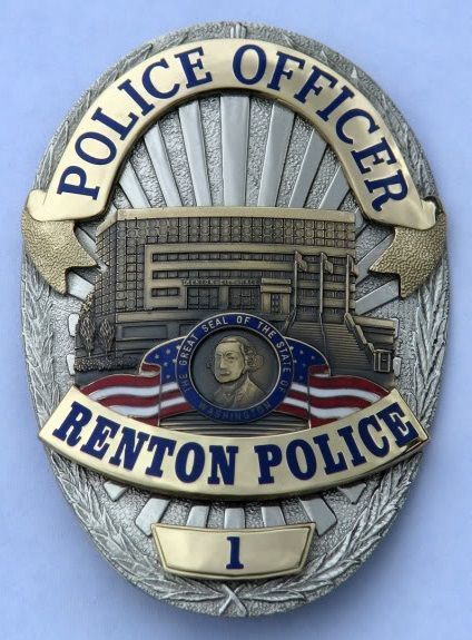 Renton Police Officer Badge